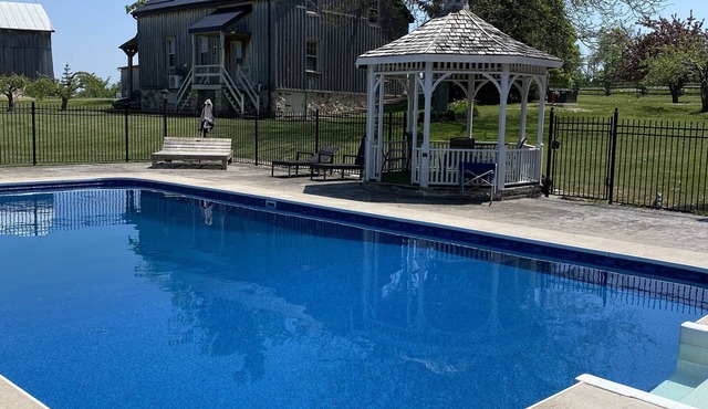 Estate farm property with incredible views of Georgian. Close to Blue Mountain