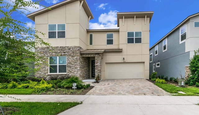 EV 9043 - 9 Bed 6 Bath Villa with Screened-In Private Pool with Spillover Spa, K