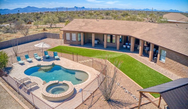 Event Ready Spacious Tucson Home on 4 Acres of Desert with Private Pool