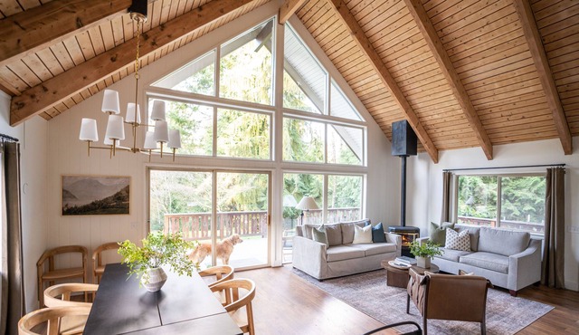 Evergreen Escape | A-Frame, Large Lot, Media Room