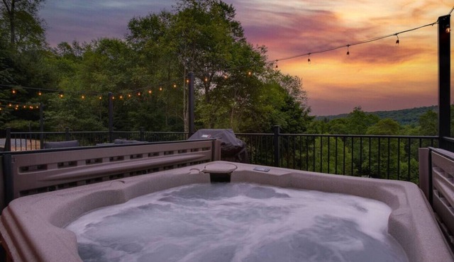 Evergreen Escape | Cabin w/Hot Tub, Fire Pit, Views & Trails Nearby