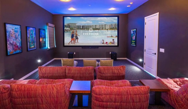 Evermore Orlando | 6 Bedroom House | Private Media Theater
