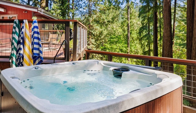 Everwood ~ Hot Tub, Views. Private and Updated Retreat