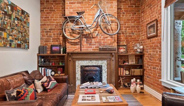 Exceptional and artful, modern Victorian. Very centrally located. Dog friendly!