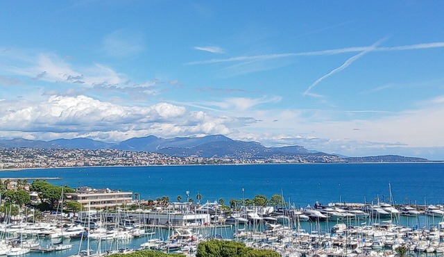 Exceptional SEA VIEW - 2 rooms in Marina Baie des Anges - Nice/Côte d'Azur