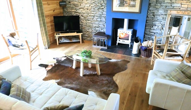 Exceptional! The Byre, overlooking the Cairngorms.