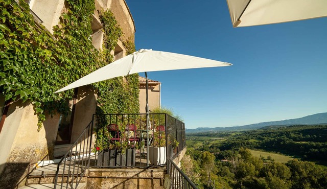 Exceptional view of Mont Ventoux. Charming house, cosy and friendly