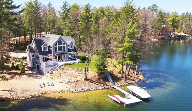 Exceptional waterfront retreat with sandy beach!