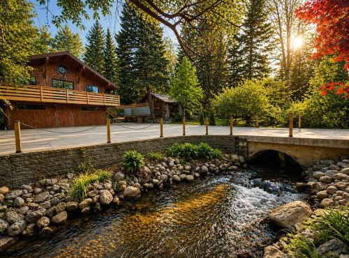 Exclusive 2 Chalet Stay-HotTub-Fireplace-Beachside