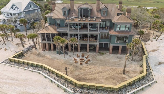 EXCLUSIVE GATED 10,000 square foot OCEANFRONT MASTERPIECE: 1.2 OCEANFRONT ACRES!