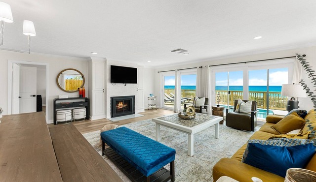 EXCLUSIVE OCEANFRONT 4/3 BEACH HOUSE HOTTUB +Private POOL