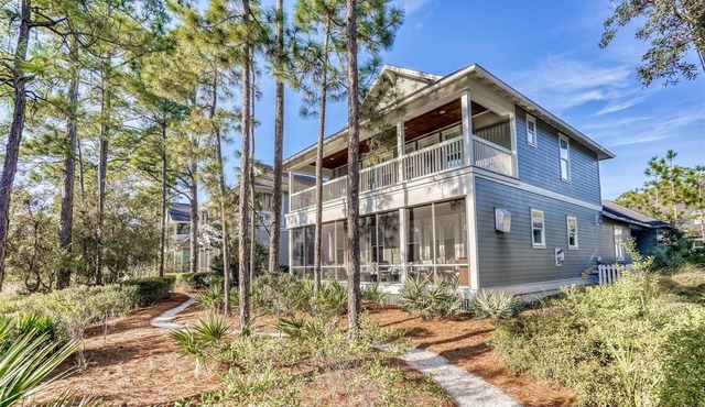 Exclusive Pet-Friendly Watersound West Beach Retreat with Electric Cart, Bikes, Pool & Beach Access