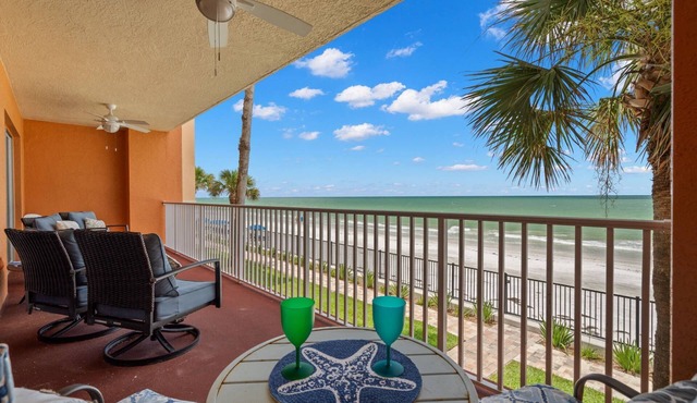 Exclusive Beachfront w/Private Beach, 3 pools, Gym, Free Wi-Fi & Cable, Security ~ 244 Tides