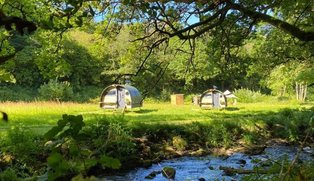 Exclusive Use Riverside Landpods at Wildish Cornwall