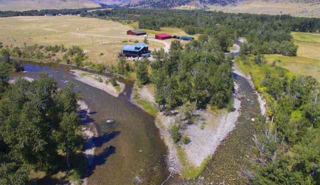Executive Cabin -1 mile Stillwater River-Caddis Cabin-Montana fly fishing