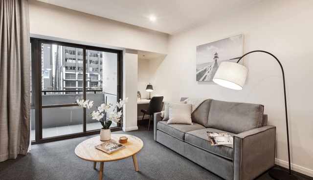 Executive Urban Living with Balcony and Heated Pool