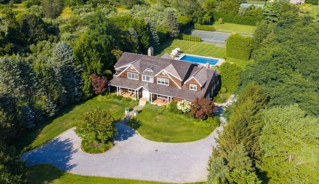 Expansive Bridgehampton Estate on almost 3 acres, Private Pool and Tennis,.