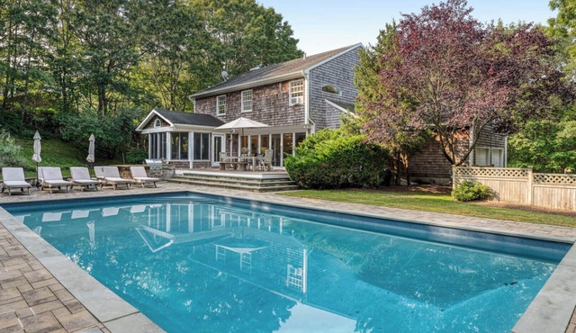 Expansive Modern Sag Harbor Home with Private Heated Pool, Perfect for Families