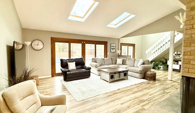 Expansive, open, and inviting in Gahanna. Luxurious, light filled sanctuary.