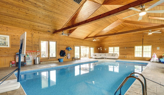 Expansive Radnor Home w/ Indoor Pool & Fire Pit!
