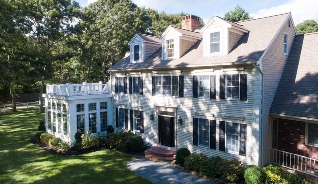 Expansive Sandwich Retreat With Heated Pool, Volley Ball Court RPAM063