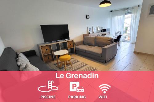 expat renting - Le Grenadin - Piscine - Parking