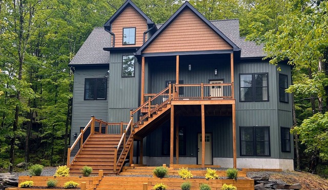 Experience a Winter Wonderland in amenity filled The Hideout community