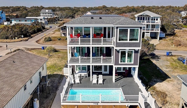 Experience beachfront luxury at Suite Southern Charm, Oak Island's perfect getaway for 30!