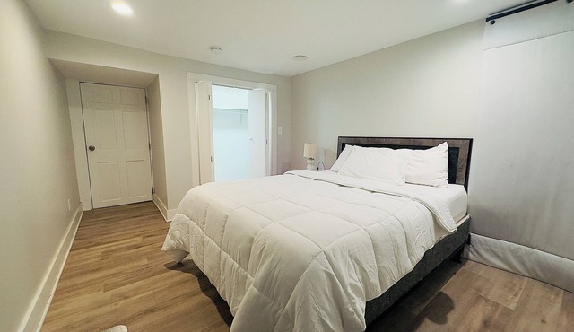 Experience comfort and convenience in our newly renovated basement retreat.