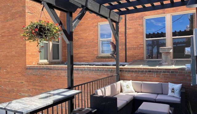 Experience historic downtown Sheridan from our luxurious 2-bed, 2-bath loft in an 1892 building.