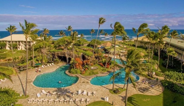 Experience Kauai's Beauty at Kauai Beach Resort, Pool Ocean View!