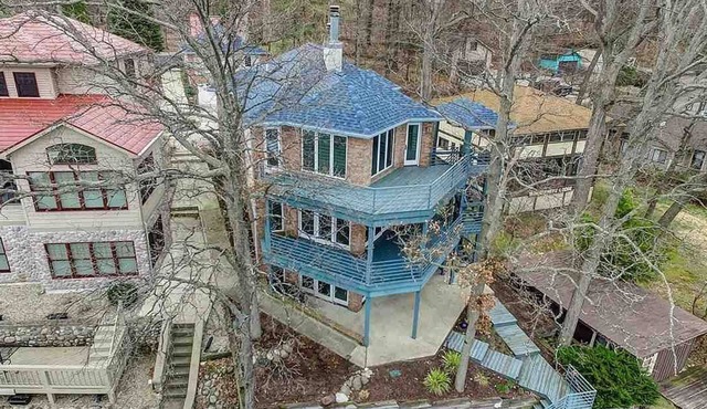 Experience lakefront luxury with spectacular views on Lake James, Indiana!