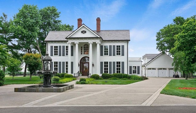 Experience luxury and history at Desmar Stables, a stunning 7,019 sq ft estate on 95 acres