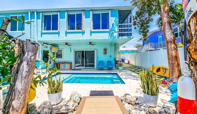 Experience luxury at Salty B in Islamorada with private pool and canal views!