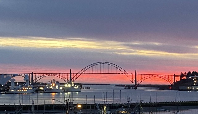 Experience Newport in the heart of the Harbor District with incredible sunsets