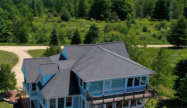 Experience Northern Michigan in a Unique Charlevoix Retreat with Stunning Views