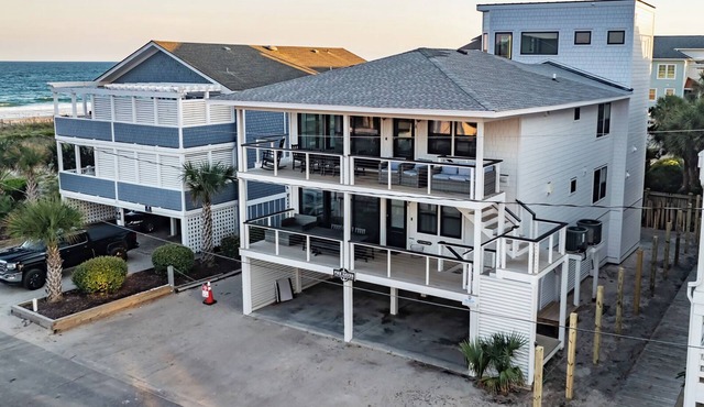 Experience Ocean and Pier Views at this Modern Luxury Beach House Unit A upper l