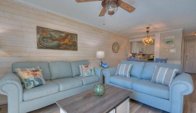 Experience ocean views at OIBV 1207, a cozy 2BR condo in Oak Island.