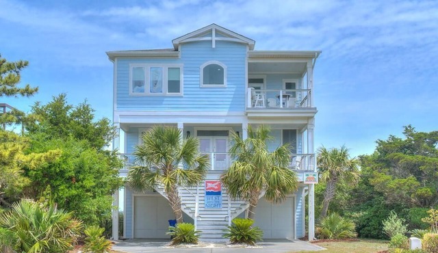 Experience ocean views at 'West with the Night' in Oak Island, perfect for families.