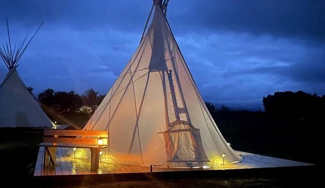 Experience Pet-Friendly Perfection: Classic Tipi Glamping Near Wind River Mountains, WY