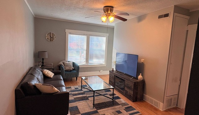 Experience Sherman Hill from the Olive 3, 1 bed apartment in downtown Des Moines