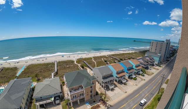 Experience the beauty of North Myrtle Beach Beaches just steps away