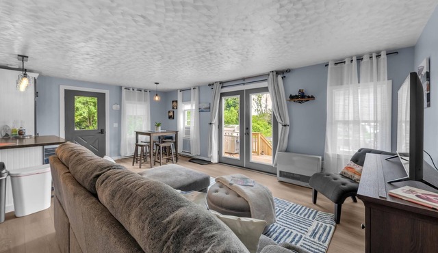 Experience the beauty of Belfast, Maine with a stunning ocean view!