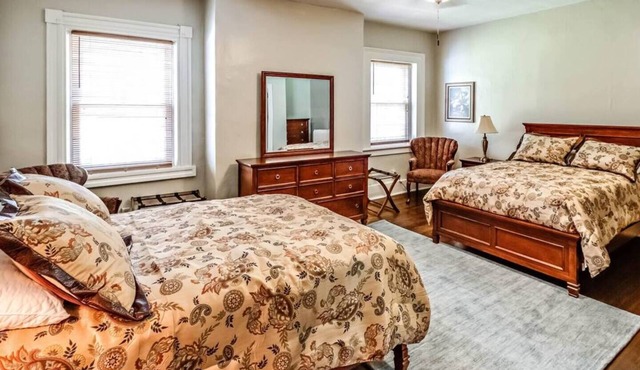Experience the spacious Mary May Room at the historic Litz Mansion in Tazewell, VA