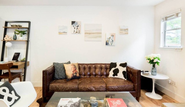 Explore Downtown Austin from a Hip Condo with a Balcony