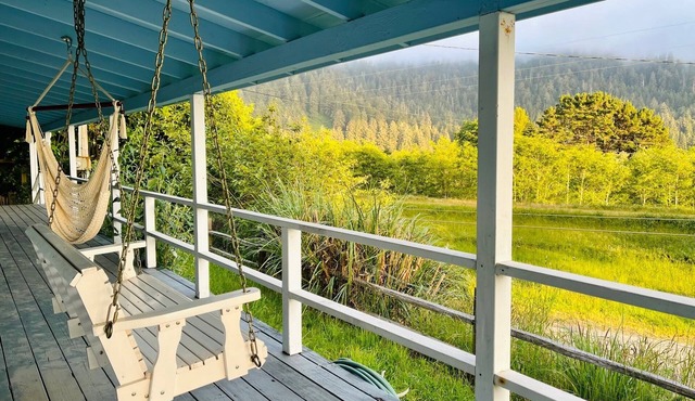 Explore Redwood National Park with Hot Tub, Wood Stove, and Fire Pit!