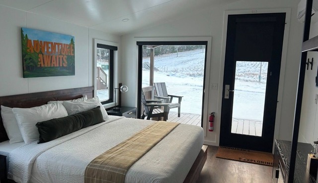 Explore Scenic Overlooks from Charming Ski-in/Ski-out Cabin Near Attractions