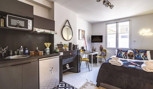 Explorereims - Studio Intergalactique Chic Proche Gare et Centre