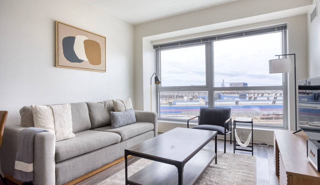 Exquisite East Cambridge 1BR w/Gym & W/D, near T Stop, by Blueground