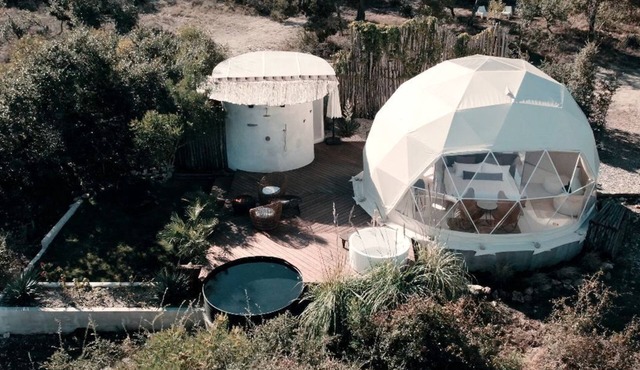 Exquisite Luxurious Dome with Outdoor Shower and Private Pool in Texas